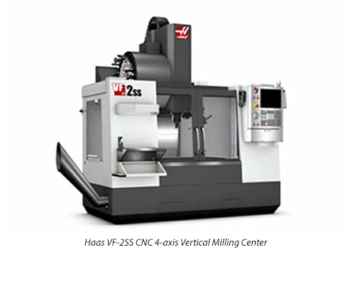 (3) Haas VF-2SS CNC 4-axis Vertical Milling Center